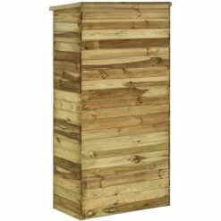 TRUE DEAL Abri à Outils Pour Jardin Pin 85 X 48 X 177 Cm 10 TRUE DEAL Abri à Outils Pour Jardin Pin 85 X 48 X 177 Cm -Rangement de jardin Soldes 26367113 4