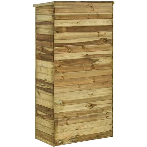 TRUE DEAL Abri à Outils Pour Jardin Pin 85 X 48 X 177 Cm 6 TRUE DEAL Abri à Outils Pour Jardin Pin 85 X 48 X 177 Cm – Image 4