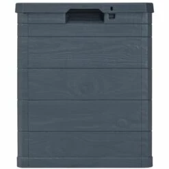 TRUE DEAL Boîte De Rangement De Jardin 90 L Anthracite -Rangement de jardin Soldes 26367551 3