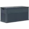TRUE DEAL Boîte De Rangement De Jardin 320 L Anthracite 1 TRUE DEAL Boîte De Rangement De Jardin 320 L Anthracite -Rangement de jardin Soldes 26367558 1