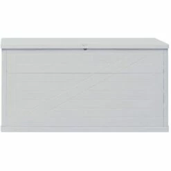 TRUE DEAL Boîte De Rangement De Jardin 420 L Gris Clair -Rangement de jardin Soldes 26367559 3