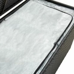 TRUE DEAL Boîte De Rangement De Jardin Résine Tressée 100x50x50 Cm Noir 10 TRUE DEAL Boîte De Rangement De Jardin Résine Tressée 100x50x50 Cm Noir -Rangement de jardin Soldes 26368023 4