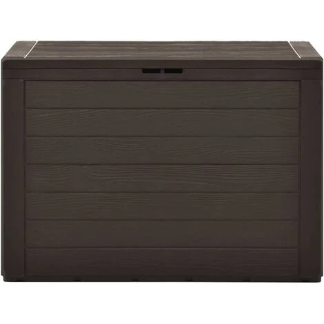 TRUE DEAL Boîte De Rangement De Jardin Marron 78x44x55 Cm 4 TRUE DEAL Boîte De Rangement De Jardin Marron 78x44x55 Cm – Image 2