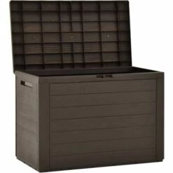TRUE DEAL Boîte De Rangement De Jardin Marron 78x44x55 Cm 10 TRUE DEAL Boîte De Rangement De Jardin Marron 78x44x55 Cm -Rangement de jardin Soldes 26370854 4