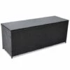 ASUPERMALL Boite De Rangement D'exterieur Resine Tressee Noir 150x50x60 Cm 1 ASUPERMALL Boite De Rangement D'exterieur Resine Tressee Noir 150x50x60 Cm -Rangement de jardin Soldes 26479170 1