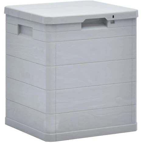 ASUPERMALL Boite De Rangement De Jardin 90 L Gris Clair 3 ASUPERMALL Boite De Rangement De Jardin 90 L Gris Clair