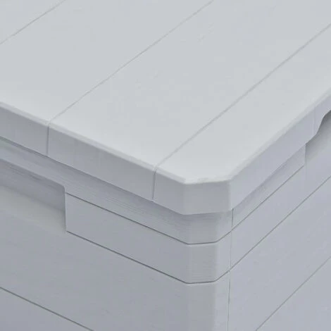 ASUPERMALL Boite De Rangement De Jardin 90 L Gris Clair 4 ASUPERMALL Boite De Rangement De Jardin 90 L Gris Clair – Image 2