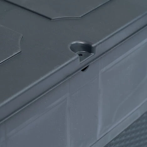 ASUPERMALL Boite De Rangement De Jardin 320 L Anthracite 7 ASUPERMALL Boite De Rangement De Jardin 320 L Anthracite – Image 5