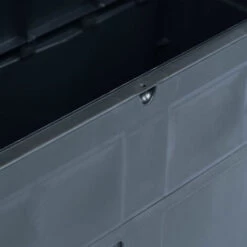 ASUPERMALL Boite De Rangement De Jardin 320 L Noir -Rangement de jardin Soldes 26481586 4