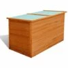 YOUTHUP Boîte De Rangement De Jardin 126 X 72 X 72 Cm Bois - Brun