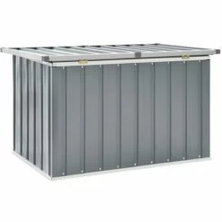 TRUE DEAL Boîte De Rangement De Jardin Gris 109x67x65 Cm -Rangement de jardin Soldes 27598637 3