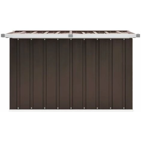TRUE DEAL Boîte De Rangement De Jardin Marron 109x67x65 Cm 4 TRUE DEAL Boîte De Rangement De Jardin Marron 109x67x65 Cm – Image 2