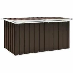 TRUE DEAL Boîte De Rangement De Jardin Marron 129x67x65 Cm 11 TRUE DEAL Boîte De Rangement De Jardin Marron 129x67x65 Cm -Rangement de jardin Soldes 27598664 5