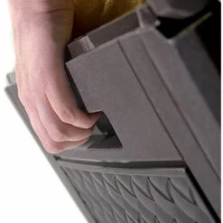 PROSPERPLAST Boxe Rato Coffre De Jardin 310 Litres Chocolat 119 X 48 X 60 Cm - Chocolat -Rangement de jardin Soldes 27609263 5