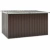 TRUE DEAL Boîte De Rangement De Jardin Marron 171x99x93 Cm -Rangement de jardin Soldes 28108778 1