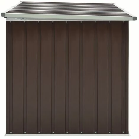 TRUE DEAL Boîte De Rangement De Jardin Marron 171x99x93 Cm 6 TRUE DEAL Boîte De Rangement De Jardin Marron 171x99x93 Cm – Image 4