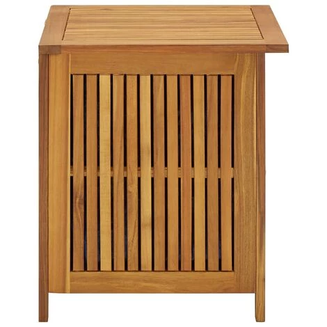 VidaXL Boîte De Rangement De Jardin 60x50x58 Cm Bois D'acacia Solide - Brun 5 VidaXL Boîte De Rangement De Jardin 60x50x58 Cm Bois D'acacia Solide - Brun – Image 3