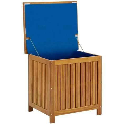 VidaXL Boîte De Rangement De Jardin 60x50x58 Cm Bois D'acacia Solide - Brun 7 VidaXL Boîte De Rangement De Jardin 60x50x58 Cm Bois D'acacia Solide - Brun – Image 5