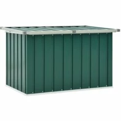 ASUPERMALL Boite De Rangement De Jardin Vert 109x67x65 Cm