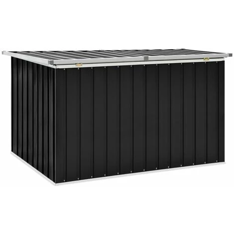 TRUE DEAL Boîte De Rangement De Jardin Anthracite 149x99x93 Cm 5 TRUE DEAL Boîte De Rangement De Jardin Anthracite 149x99x93 Cm – Image 3