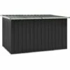 YOUTHUP Boîte De Rangement De Jardin Anthracite 171x99x93 Cm - Gris -Rangement de jardin Soldes 28583143 1
