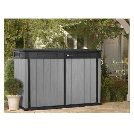 KETER Coffre En Résine OAKLAND BROSSIUM 2100 L - Gris 5 KETER Coffre En Résine OAKLAND BROSSIUM 2100 L - Gris – Image 3