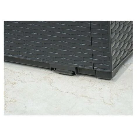 KETER Coffre De Jardin En Résine CAPRI TROPIC - 305L - Anthracite 6 KETER Coffre De Jardin En Résine CAPRI TROPIC - 305L - Anthracite – Image 4