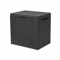 KETER Coffre De Jardin En Résine CITY CUBE - 113L - Anthracite