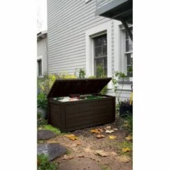 KETER Coffre De Jardin En Résine - NORTHWOOD - 630L - Marron -Rangement de jardin Soldes 28589877 3
