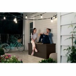 KETER Coffre De Jardin En Résine - NORTHWOOD - 630L - Marron -Rangement de jardin Soldes 28589877 4