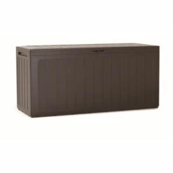 PROSPERPLAST Boîte à Jardin 280L Plastique Ocre Foncé Boardebox 116 X 43,3 X 55 Cm - Ocre Foncé