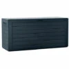 PROSPERPLAST Boîte à Jardin 280L Plastique Anthracite Woodebox 116 X 43,3 X 55 Cm - Anthracite 1 PROSPERPLAST Boîte à Jardin 280L Plastique Anthracite Woodebox 116 X 43,3 X 55 Cm - Anthracite -Rangement de jardin Soldes 29230634 1