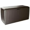 PROSPERPLAST Boîte à Jardin 290L Plastique Ocre Foncé Boxe Board 116,6 X 47 X 59,5 Cm - Ocre Foncé -Rangement de jardin Soldes 29230635 1