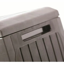 PROSPERPLAST Boîte à Jardin 290L Plastique Anthracite Boxe Board 116,6 X 43,8 X 59,5 Cm - Anthracite -Rangement de jardin Soldes 29230636 5