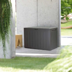 PROSPERPLAST Boîte à Jardin 190L Plastique Anthracite Boardebox 78 X 43,3 X 55 Cm - Anthracite 8 PROSPERPLAST Boîte à Jardin 190L Plastique Anthracite Boardebox 78 X 43,3 X 55 Cm - Anthracite -Rangement de jardin Soldes 29504680 3