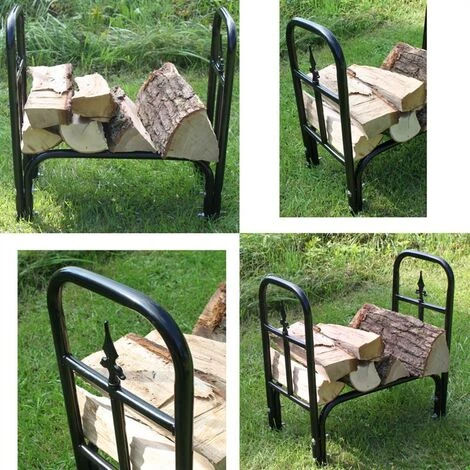 ESTEXO Etagère Pour Bois De Chauffage Support Pour Bois De Chauffage Design 4 ESTEXO Etagère Pour Bois De Chauffage Support Pour Bois De Chauffage Design – Image 2