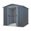 Abri De Jardin Métal Gris Yardmaster 3,85 M² + Kit D'ancrage -Rangement de jardin Soldes 29670394 1