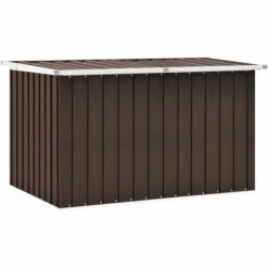 ASUPERMALL Boite De Rangement De Jardin Marron 149x99x93 Cm