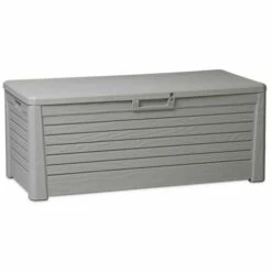 TOOLMAX Coffre De Jardin 550L Effet Bois FLORIDA 147xP72xH60 Cm Resine Anti UV Haute Résistance Gel Et Intempéries 8 TOOLMAX Coffre De Jardin 550L Effet Bois FLORIDA 147xP72xH60 Cm Resine Anti UV Haute Résistance Gel Et Intempéries -Rangement de jardin Soldes 30165605 2