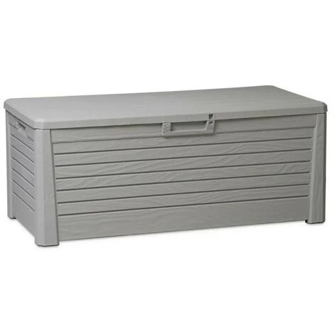 TOOLMAX Coffre De Jardin 550L Effet Bois FLORIDA 147xP72xH60 Cm Resine Anti UV Haute Résistance Gel Et Intempéries 4 TOOLMAX Coffre De Jardin 550L Effet Bois FLORIDA 147xP72xH60 Cm Resine Anti UV Haute Résistance Gel Et Intempéries – Image 2