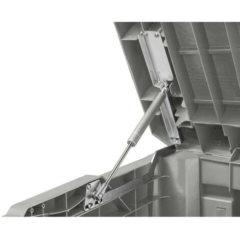 TOOLMAX Coffre De Jardin 550L Effet Bois FLORIDA 147xP72xH60 Cm Resine Anti UV Haute Résistance Gel Et Intempéries 6 TOOLMAX Coffre De Jardin 550L Effet Bois FLORIDA 147xP72xH60 Cm Resine Anti UV Haute Résistance Gel Et Intempéries – Image 4