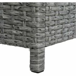 ESTEXO Boîte De Coussin En Rotin Boîte De Jardin Boîte De Rangement Gris-mix -Rangement de jardin Soldes 30317014 3