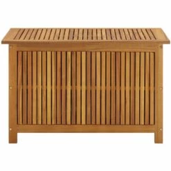 TRUE DEAL Boîte De Rangement De Jardin 90x50x106 Cm Bois D'acacia Solide 8 TRUE DEAL Boîte De Rangement De Jardin 90x50x106 Cm Bois D'acacia Solide -Rangement de jardin Soldes 30363019 2