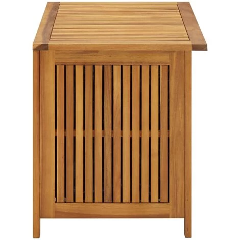 TRUE DEAL Boîte De Rangement De Jardin 90x50x106 Cm Bois D'acacia Solide 5 TRUE DEAL Boîte De Rangement De Jardin 90x50x106 Cm Bois D'acacia Solide – Image 3
