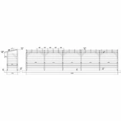 JARDINATOIRE Kit Bûches 10m - Non Couvert - Sans Fond - Cl3 Marron -Rangement de jardin Soldes 31129980 3