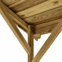 VidaXL Abri De Barbecue 163,5x93x210 Cm Bois De Pin Imprégné - Vert -Rangement de jardin Soldes 31134390 5