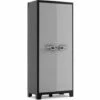 Keter Armoire De Rangement Polyvalente Titan Noir Et Gris 182 Cm - Noir -Rangement de jardin Soldes 31569515 1
