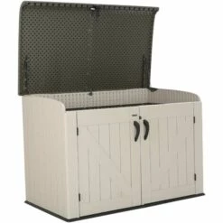 Lifetime Abri De Rangement Extérieur Horizontal 2.1m3 PEHD -Rangement de jardin Soldes 31941727 2