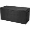 ProGarden Boîte De Rangement De Jardin 312 L 120x51x60 Cm - Gris