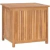 VidaXL Boîte De Rangement De Jardin 60x50x58 Cm Bois De Teck Solide - Brun 1 VidaXL Boîte De Rangement De Jardin 60x50x58 Cm Bois De Teck Solide - Brun -Rangement de jardin Soldes 33211711 1